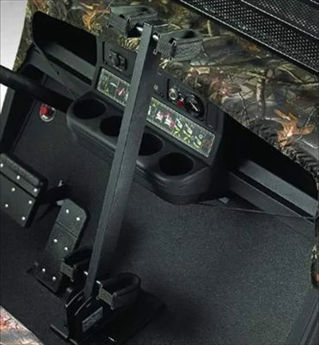 Miniatura 3 de Carrito de golf universal y soporte para pistola de pie ajustable UTV, soporte vertical de dos pistolas