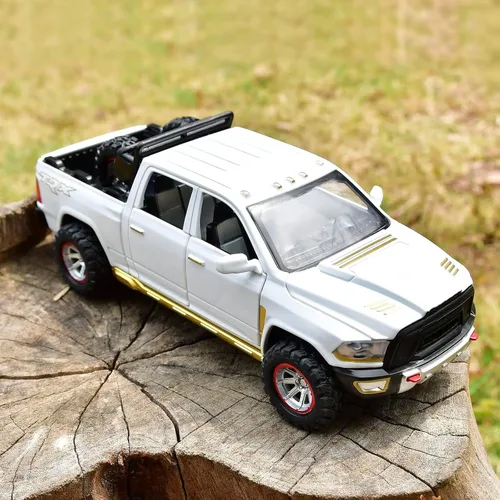 Miniatura 4 de Camioneta de juguete para niños de 4 a 7 años, modelo de metal fundido a presión, camiones de juguete con puertas abiertas, autos de juguete