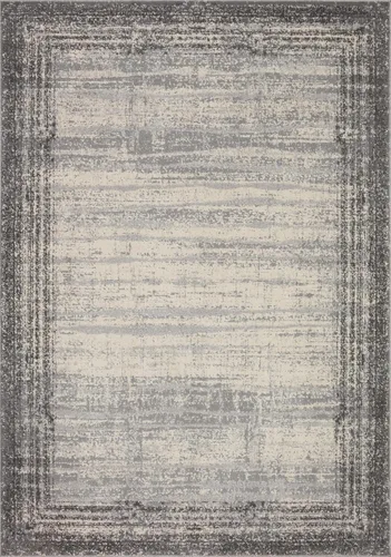 Loloi Colección Austen AUS-02 - Alfombra de área de 5'-3" x 7'-7", guijarro/carbón Piedra/Carbón