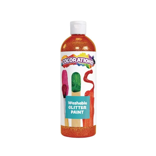 Miniatura 9 de Colorations Pinturas con purpurina lavables sin parabenos para niños, juego de 11, 16 onzas cada una, no tóxicas y fabricadas en los Estados Unidos.