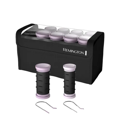 Remington Rodillos calientes compactos de cerámica de doble voltaje para cabello largo y corto, moldeadores de cabello, rizadores de pelo, 1-1 ¼