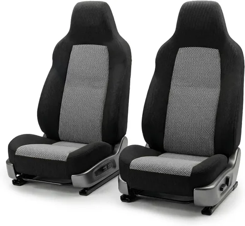 FH Group Fundas de asientos delanteros automotrices para SUV, camiones, sedán y más – Ajuste universal delantero de respaldo alto y diseño de banco