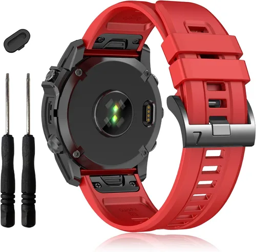 Miniatura 8 de EZMVZKU Correas Easyfit de 1.024 in para Garmin Fenix 8 AMOLED/8 Pro 2.008 in/7X/7XPro Sapphire Solar Watchands Reemplazo para Fenix 6X/6X Pro/5X/5X