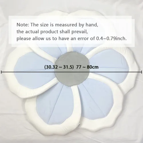 Miniatura 6 de Almohadilla de Baño para Bebé para Bañera Infantil Fregadero Tapete de Flores Bañera Little Lotus - Pétalo Suave Soportes Tumbona Inserto de Baño