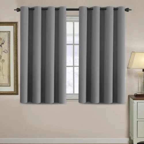 Miniatura 141 de H.VERSAILTEX - Cortinas blackout con aislamiento térmico y ojales en la parte superior, para patios, puertas correderas y división de habitaciones
