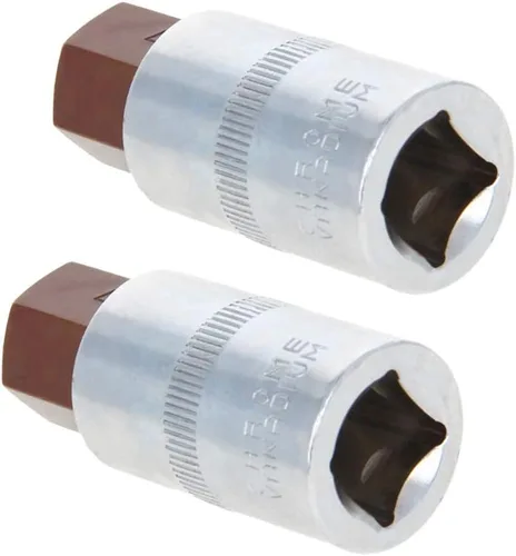 Miniatura 17 de Utoolmart 1/2-Inch Drive x T50 Torx Bit Socket S2 Acero 55mm/2.17" Longitud Auto Reparación Herramienta Listo Impacto 2 Pcs