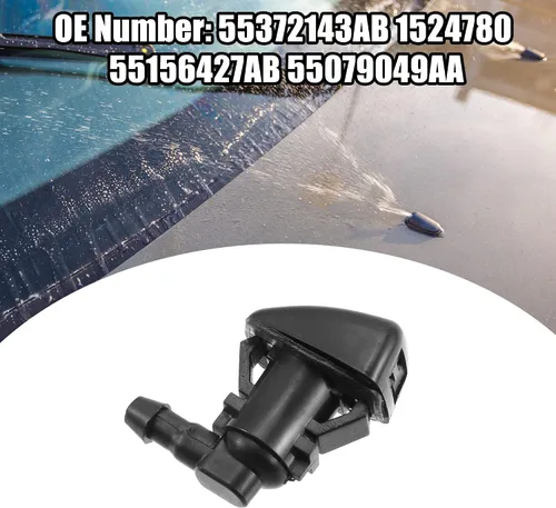 Miniatura 3 de ACROPIX Boquilla para limpiaparabrisas de automóvil para Jeep Grand Cherokee 2005-2016 15247800/55156427AB/55079049AA – Paquete de 1 negro