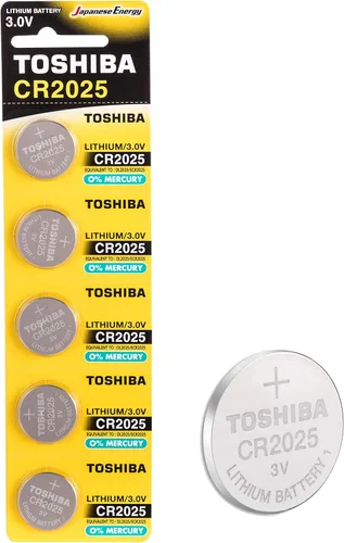 Miniatura 9 de Toshiba CR2025 Batería de moneda de litio de 3 voltios (500 baterías)