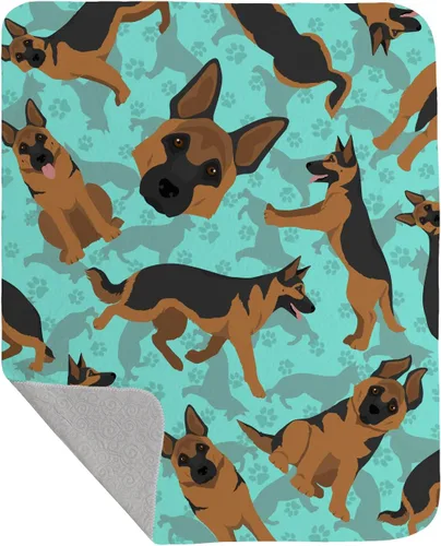 Miniatura 56 de Caroline's Treasures MLM1042LQB Airedale Terrier - Manta acolchada de 50 x 60 pulgadas, diseño de ilustraciones para cama, sofá, suave y ligera