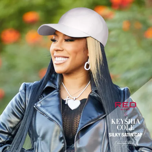 Miniatura 2 de Red by Kiss Baseball Cap Satin Lined Interior, One Size Fits All, Keyshia Cole Adjustable Cap