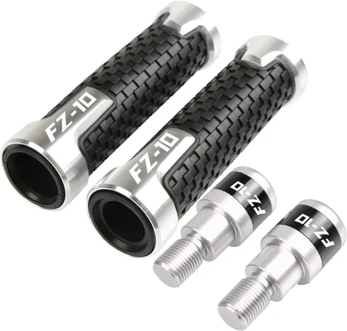Miniatura 13 de Para Yamaha MT-10 FZ-10 MT10 FZ10 2016 7/8 "0.866 in Manillar Agarraderas Motocicleta CNC Manija Bar Extremos Tapa Tapones de Peso Slider (Color : 1)