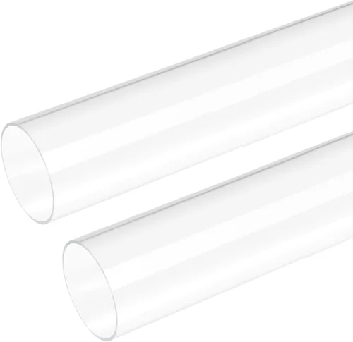 Miniatura 8 de DMiotech 2pcs 0.394 in x 0.551 in 12" tubo de acrílico transparente rígido tubo de plástico para acuario tubería de agua, sistema de refrigeración