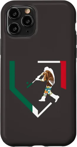 Miniatura 13 de Funda para iPhone 12 Pro Max Mexico High School Baseball Player Mexican Flag Home Plate Case