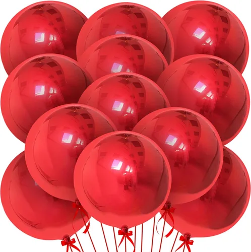 Miniatura 11 de Paquete de 12 globos con diseño de planeta en 4D para decoración del Día de la Tierra, 22 pulgadas, 360 grados, para decoraciones de fiestas
