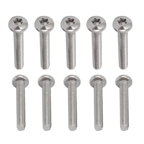 Miniatura 34 de DTGN Tornillos Torx de cabeza plana M1.0.236x0.118 in (DXL), paquete de 20, buenos para maquinaria, sujetadores de seguridad Torx de acero
