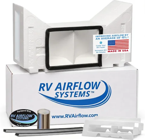 Kit de flujo de aire para autocaravana – Dometic Penguin II Unidad de aire acondicionado de repuesto con desviador de CA, adaptador de conducto y