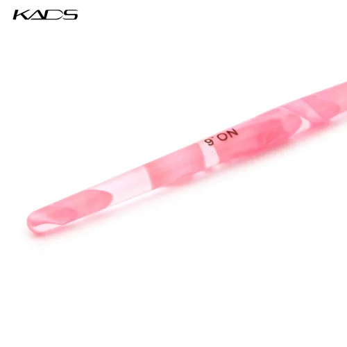 Miniatura 6 de KADS Kolinsky - Brocha de uñas acrílicas, diseño profesional de uñas, pincel para esmalte (2#)