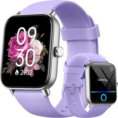 Miniatura 7 de Relojes inteligentes para hombres y mujeres, para hacer o responder llamadas, Alexa integrado, rastreador de actividad física HD de 1.8 pulgadas