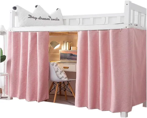 Miniatura 8 de Dorm Home - Cortinas opacas para literas, gruesas y sólidas, cortina de cama, tela para dosel de cama, para hombres y mujeres, cama individual