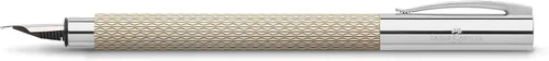 Miniatura 2 de FABER-CASTELL Ambition OpArt 149621 - Pluma estilográfica (1 unidad), color arena blanca