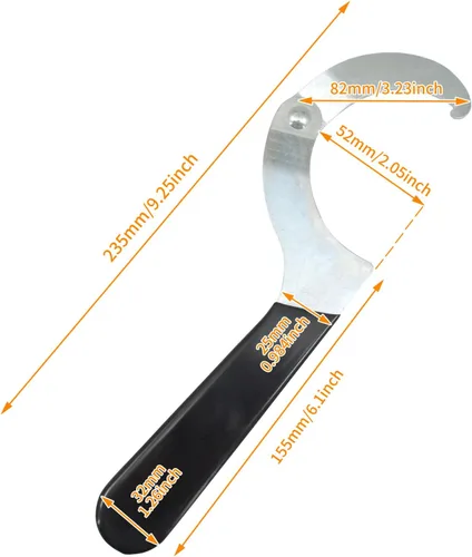 Miniatura 5 de Llave de ajuste de llave de choque de motocicleta de 2 a 4-3/4 pulgadas apta para Harley