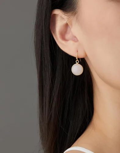Miniatura 20 de 14K Gold Earrings for Women Handmade Green Jade Jewelry Green Stone Earrings for Women Dangle Birthstone Earrings Gift for Anniversary Graduation