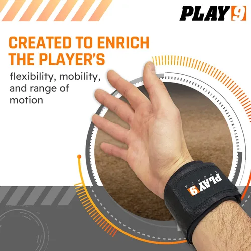 Miniatura 4 de Play 9 Deportes Resistencia Ejercicio Bandas de Activación de Béisbol Elástico Entrenamiento Atletas Equipo Bandas Negro