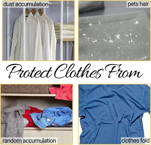 Miniatura 4 de Paquete de 50 fundas de plástico transparente de 23.6 x 40 pulgadas para colgar ropa, bolsas de ropa a prueba de polvo para pequeñas empresas