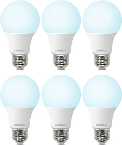 Miniatura 13 de DEGNJU Bombillas LED A19, bombillas LED equivalentes a 60 W, blanco suave 2700 K, 800 lúmenes, base estándar E26, no regulable, bombillas LED