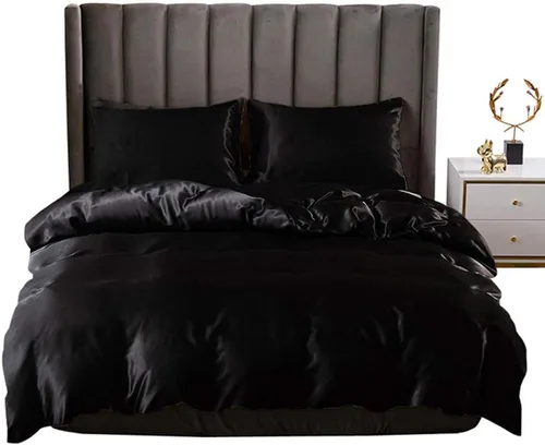 Miniatura 10 de Funda de Edredón Rosa Tamaño Queen para Niñas con Rayas Blancas, Juego de Ropa de Cama Decorativa, Funda de Edredón de Estilo Simple y Moderno