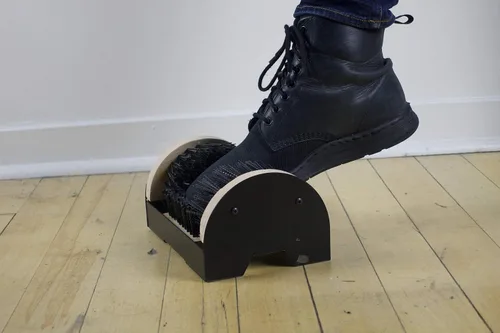 Miniatura 6 de Limpiador de botas - raspador de cepillo de zapatos y limpiador de calzado - Montable - Removedor de suciedad - Amortiguador de zapatillas