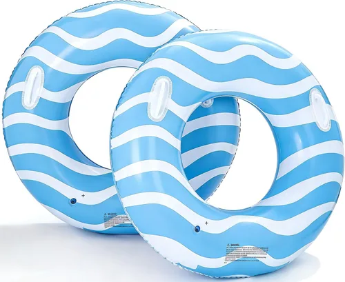 Miniatura 11 de 1 juego de flotadores para tumbonas de piscina para adultos, extra grande, flotadores inflables para piscina, flotadores de agua para piscina, lago