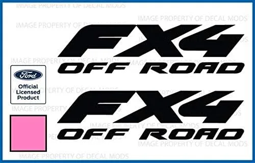 Miniatura 21 de FX4 Offroad - Adhesivos troquelados para Ford F250 F350 Super Duty (1997-2010), juego de 2 unidades, color negro brillante