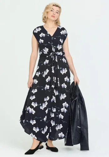 Miniatura 5 de Ellos Vestido largo con lazo frontal en talla grande para mujer