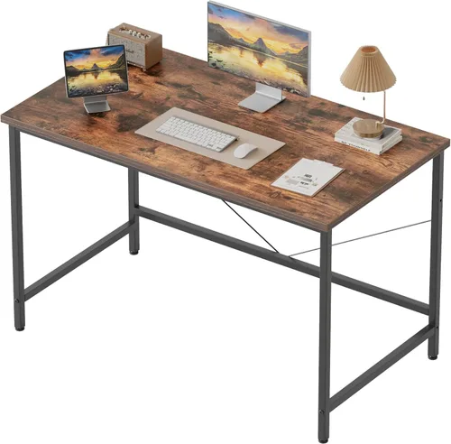 Miniatura 33 de Mericonia Escritorio para computadora de 40 pulgadas, escritorio ejecutivo moderno y grueso, mesa de escritura simple resistente para el hogar, roble