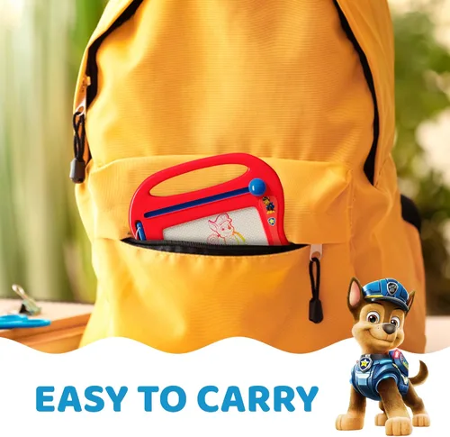 Miniatura 4 de Lollipop PAW Patrol Tablero magnético de dibujo para viajes para niños o niñas, Tablero de dibujo para llevar.. Rojo