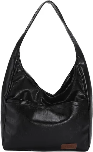 Miniatura 2 de Bolso de hombro para mujer de cuero suave de moda casual multifuncional con múltiples compartimentos