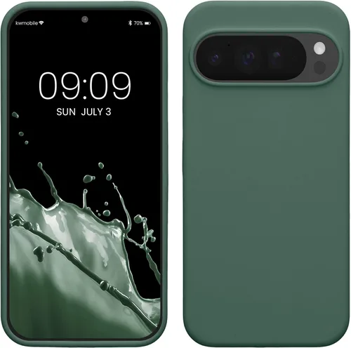 Miniatura 186 de kwmobile Funda Compatible con Google Pixel 6 Pro - Funda de teléfono de silicona TPU con acabado suave - Azul Arrecife