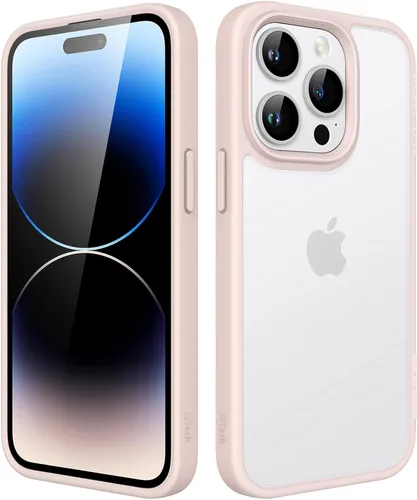 Miniatura 24 de JETech Funda mate para iPhone 14 de 6.1 pulgadas, a prueba de golpes, protección contra caídas de grado militar, cubierta trasera translúcida