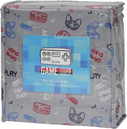 Miniatura 11 de Juego de sábanas tamaño individual para niños y niñas, sábanas para niños, linda sábana de cama, incluye sábana plana, ajustable y funda de Azul
