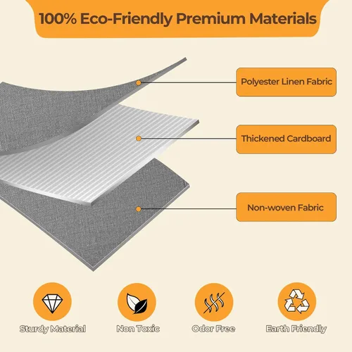 Miniatura 3 de Caja de juguetes extragrande, almacenamiento de juguetes plegable y resistente de 150 litros con tapa, organizador de almacenamiento para niños
