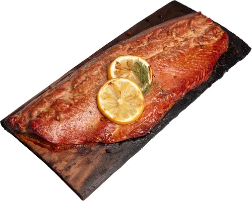 Miniatura 8 de Tablones para asar – Paquete de 2 tablas de cedro – Cedro occidental premium de 5.5 x 11.5 pulgadas para salmón a la barbacoa, mariscos, filetes