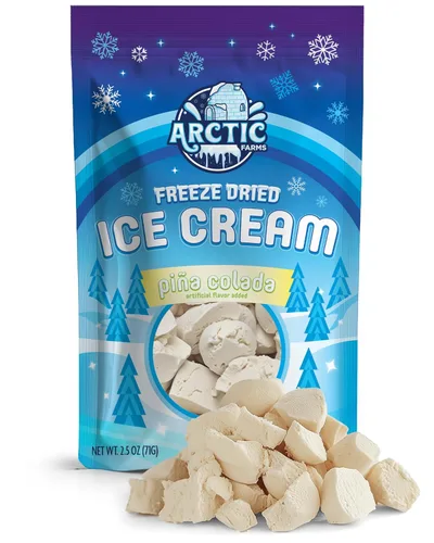 Miniatura 19 de Arctic Farms Trozos de Helado Liofilizado a Granel - No se Derrite (Mantequilla de Maní) (1 libra)