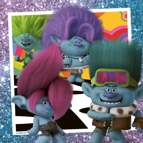 Miniatura 4 de Ravensburger Trolls 3 - Juego de rompecabezas de 3 piezas para niños, actividad sin pantalla, aumenta la concentración y el enfoque, gran regalo