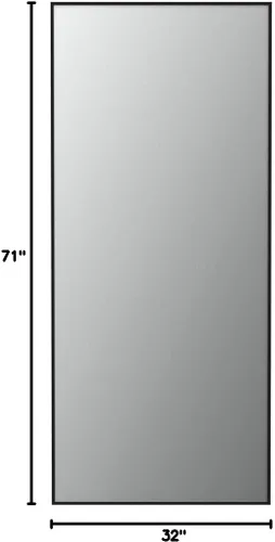 Miniatura 10 de LFT HUIMEI2Y - Espejo de longitud completa de 71 x 32 pulgadas, para colocar de pie, colgar o apoyar contra el suelo, espejos templados, espejo