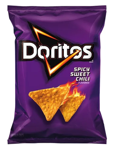 Doritos Chips de tortilla saborizados, chile dulce picante, 42 onzas (paquete de 4)
