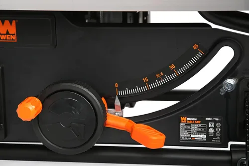 Miniatura 9 de WEN TT0811 Sierra de Mesa Compacta para Banco de Trabajo de 11 Amperios y 8.25 Pulgadas, Negro