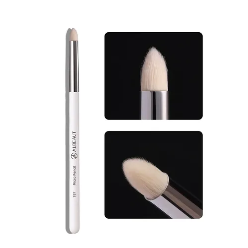 Miniatura 18 de Albeaut Pincel delineador de ojos, delineador de ojos en forma de media luna y pincel para cejas, crea sin esfuerzo un delineador perfecto
