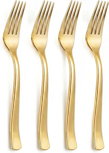 Miniatura 13 de Liacere 360 piezas de cubiertos de plástico transparente resistente, 150 tenedores, 150 cucharas, 60 cuchillos, libres de BPA, resistentes al calor
