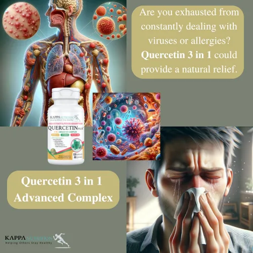 Miniatura 4 de QUERCETIN PLUS, quercetina 1,000 mg, bromelina 500 mg y vitamina C 1,000 mg, (120 cápsulas), 3 en 1 de bioflavonoides, apoya la salud inmunológica